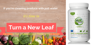 Exciting New Fruit + Vegetable Wash for Food Service from eatCleaner