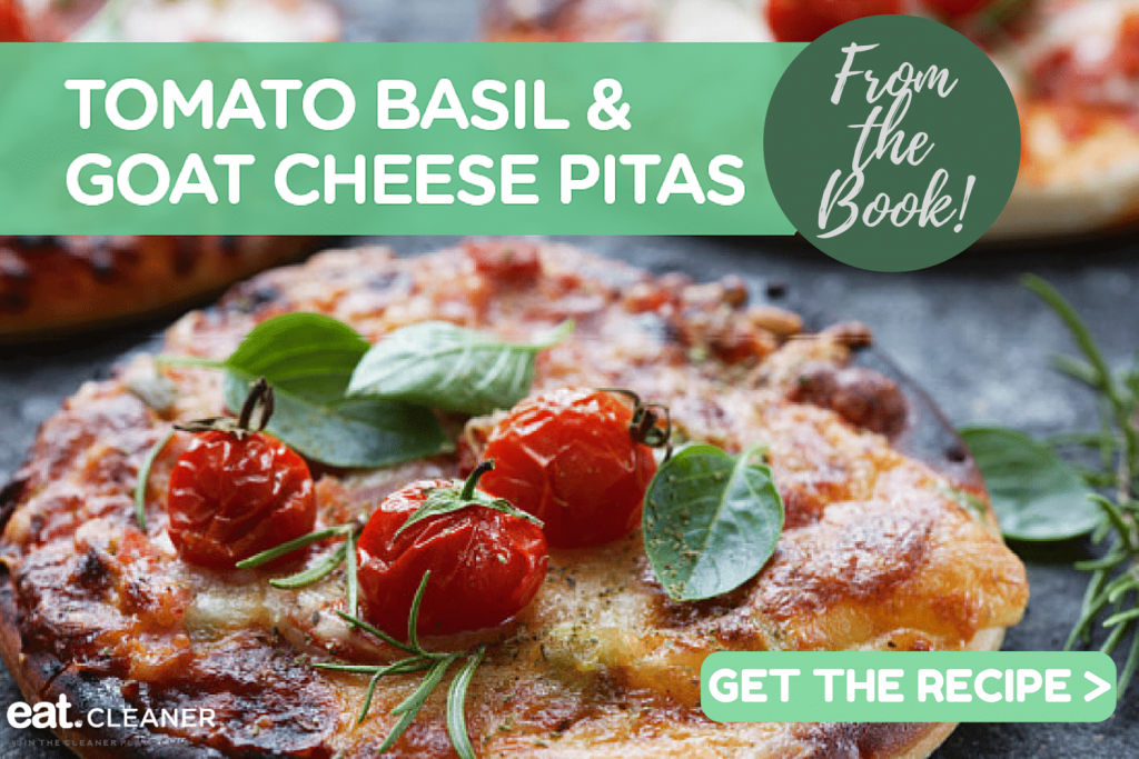 Tomato Basil & Goat Cheese Pitas + a FREE eBook!