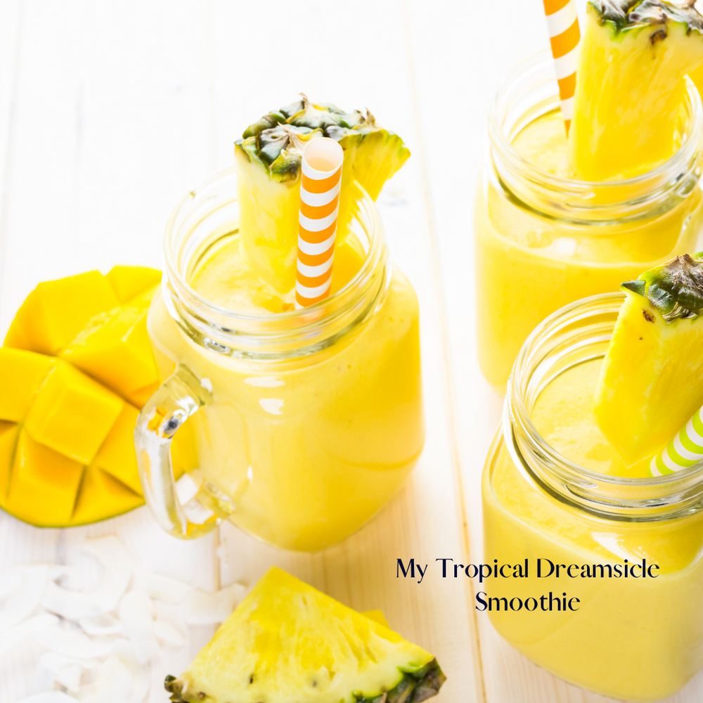 A Smoothie-a-Day Spring Challenge : My Tropical Dreamsicle Smoothie