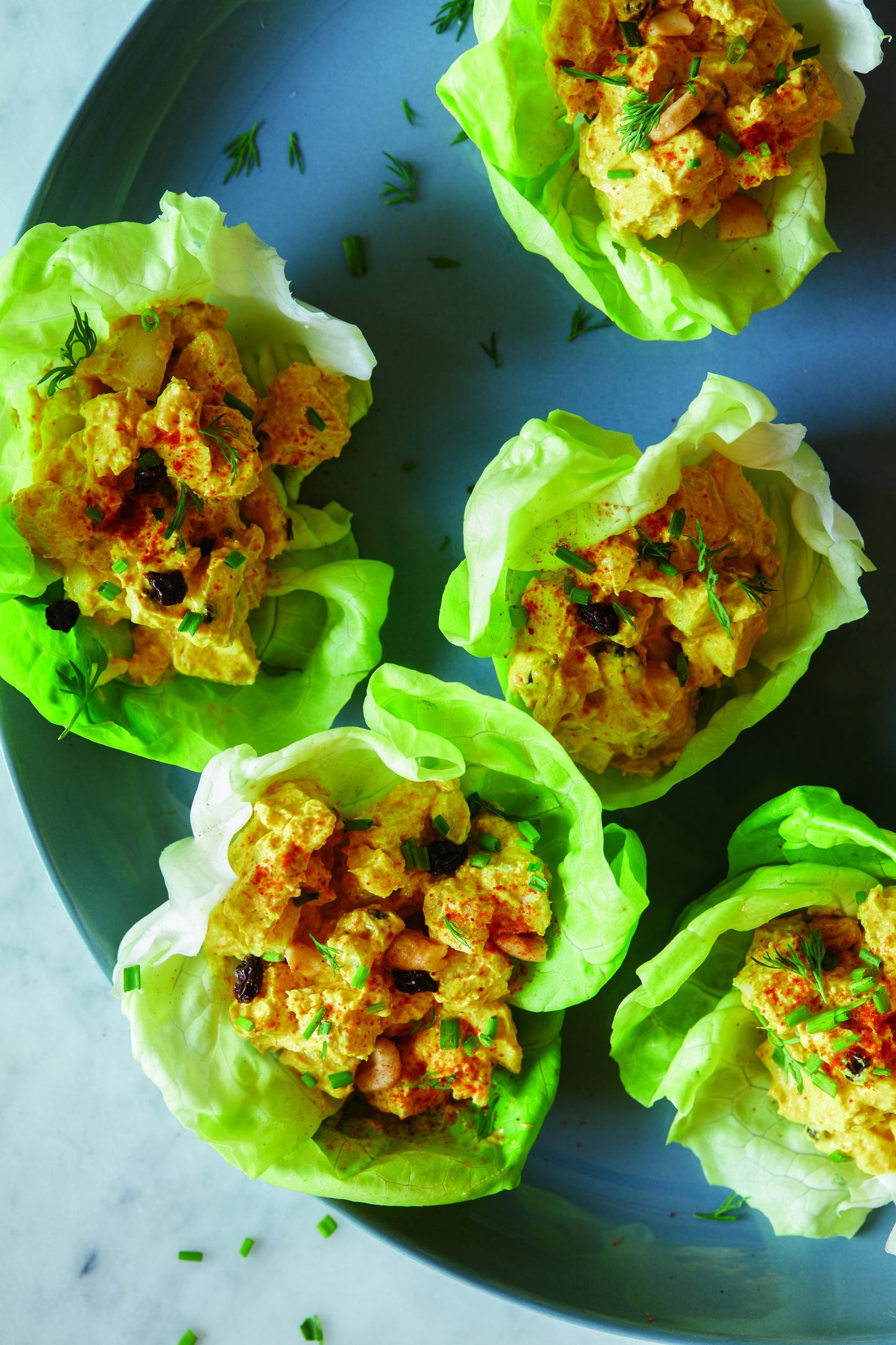 CURRY CASHEW CHICKEN LETTUCE CUPS