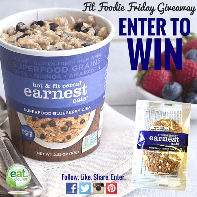 Win a Delicious Blueberry Pack from Earnest Eats - Fit Foodie Friday Giveaway