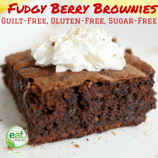 Guilt-Free, Gluten-Free, Sugar-Free Fudgy Berry Brownies