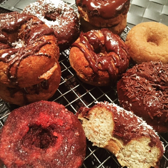Gluten-Free Applesauce and Cinnamon Baked Doughnuts