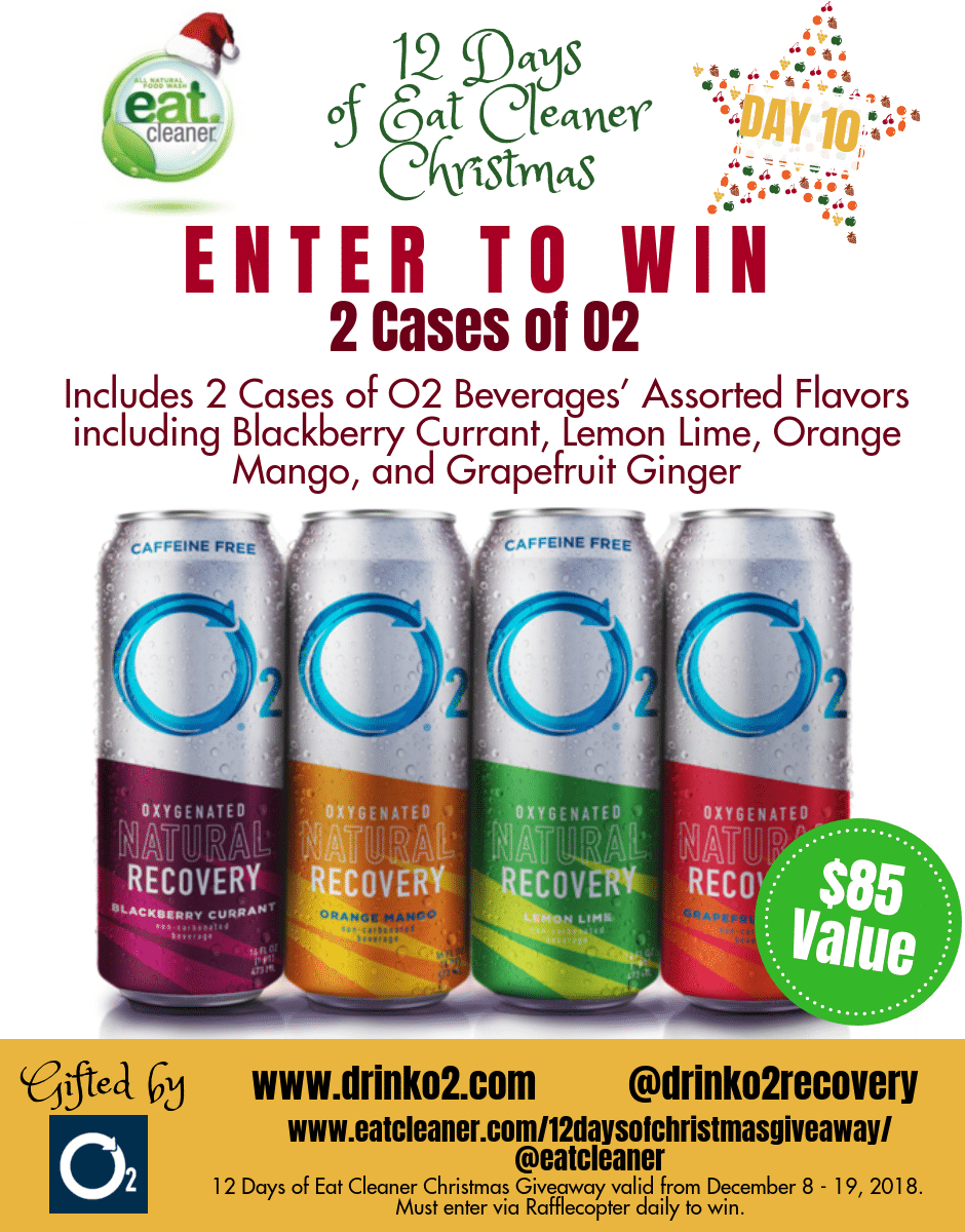 Hydrate, Energize and Enter to Win O2 Recovery Beverages on Day 10