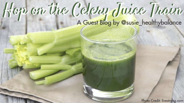 Hop on the Celery Juice Train - Guest Blog by @susie_healthybalance