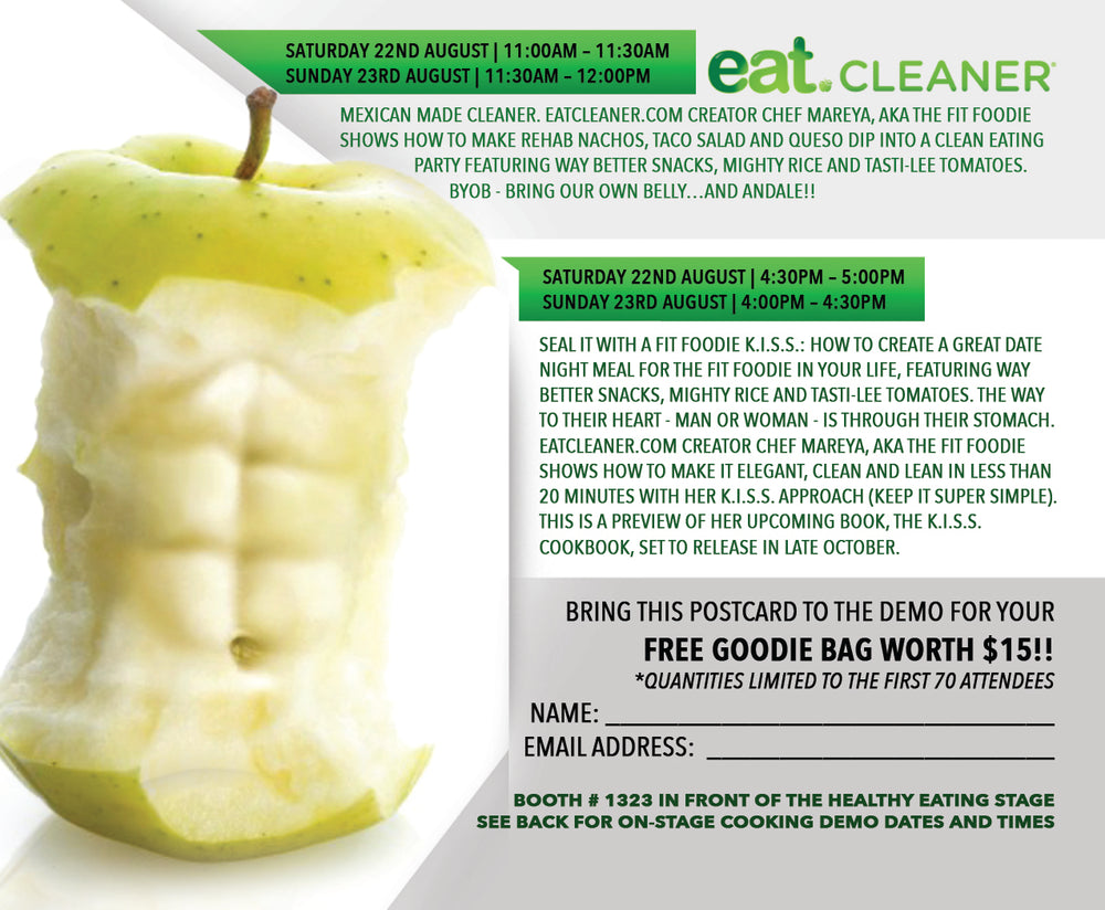 Learn Why Abs Are Made in the Kitchen at The Fit Expo in Anaheim