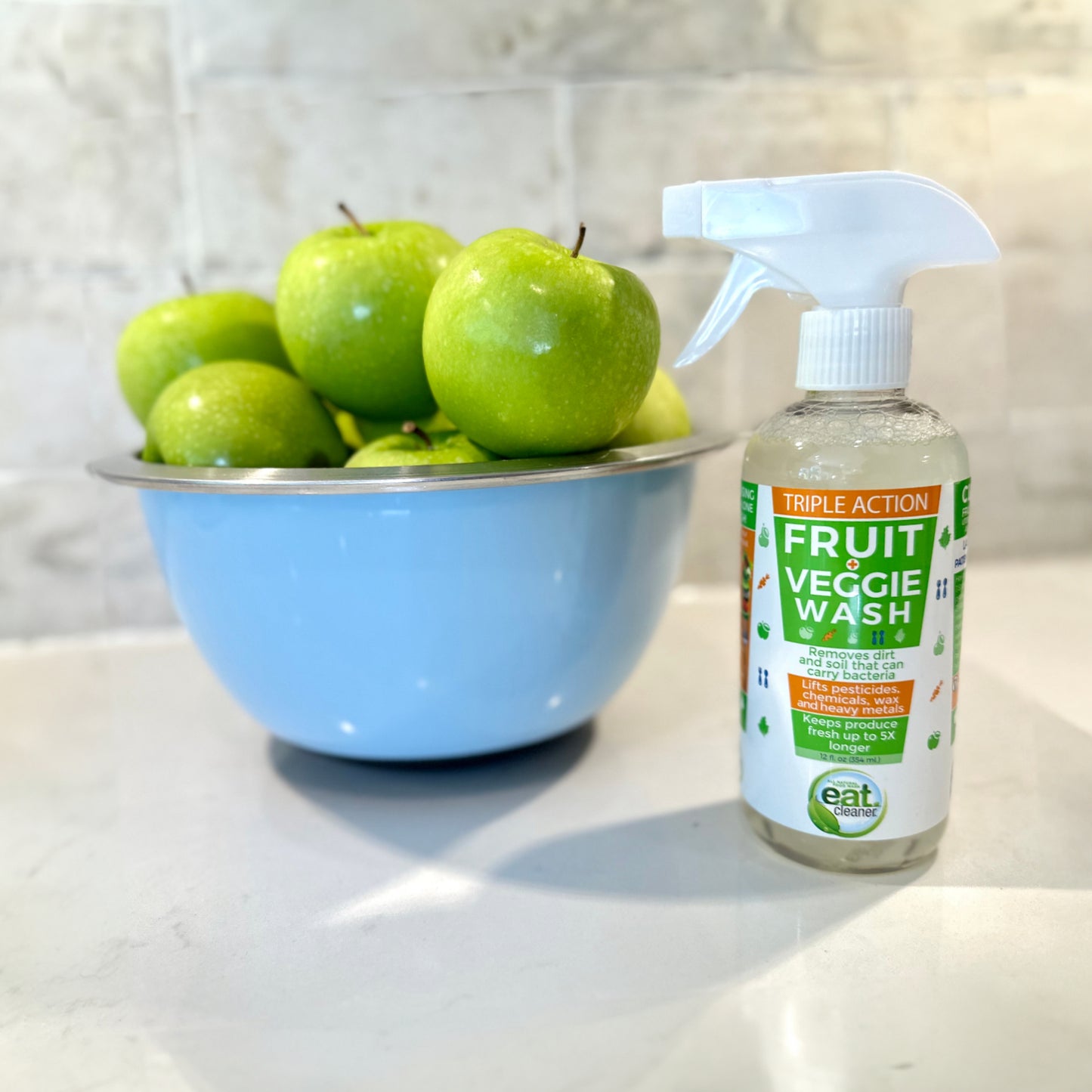 MI Fruit and Vegetable Cleaner removes pesticides and bacteria 
