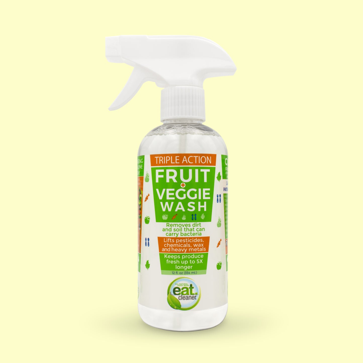 eatCleaner Original Triple Action Fruit + Veggie Wash (12 oz. Spray)